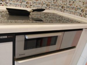 神奈川のキッチン取付け隊　ガスコンロをIHヒーターに交換　施工後